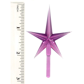 Modern Pointed Purple Star Medium